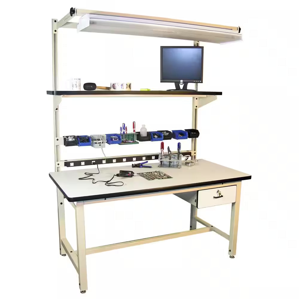 72 In. W X 30 In. D Workbench with Laminate Top